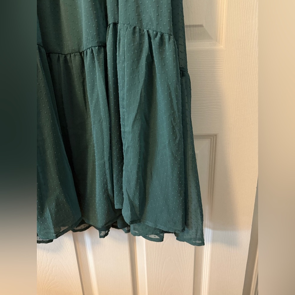 NWT 🪬Teal LC Lauren Conrad 2X Sleeved Dress - Picture 14 of 14